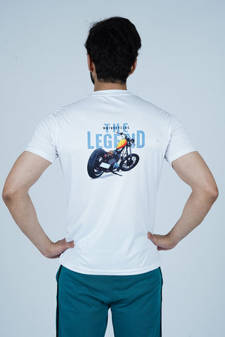 Men's White Polyester T-Shirt - CrossFitters
