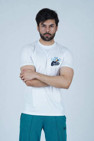 Men's White Polyester T-Shirt - CrossFitters