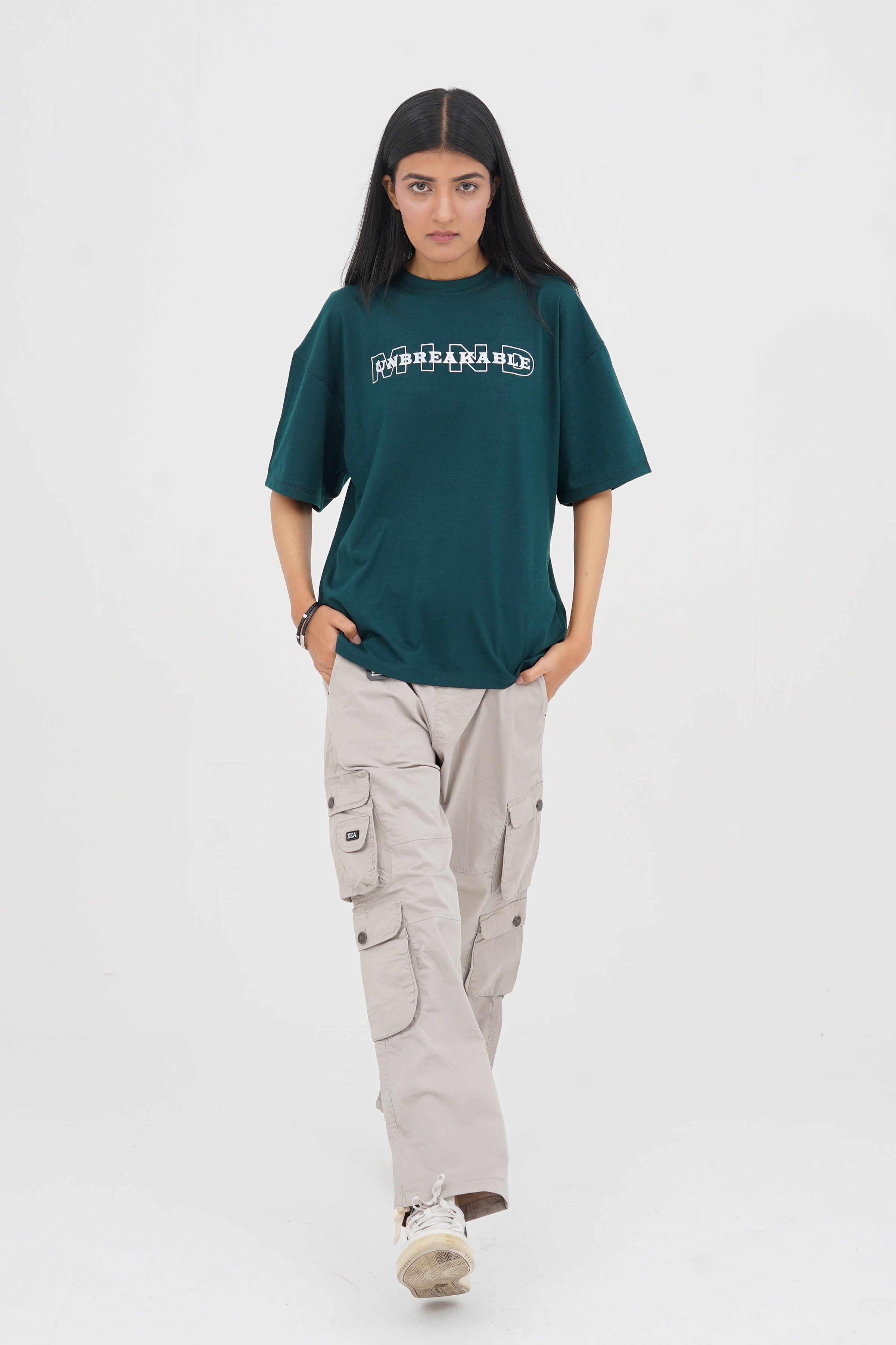 Unisex Cyan Cotton Oversized T-Shirt - CrossFitters
