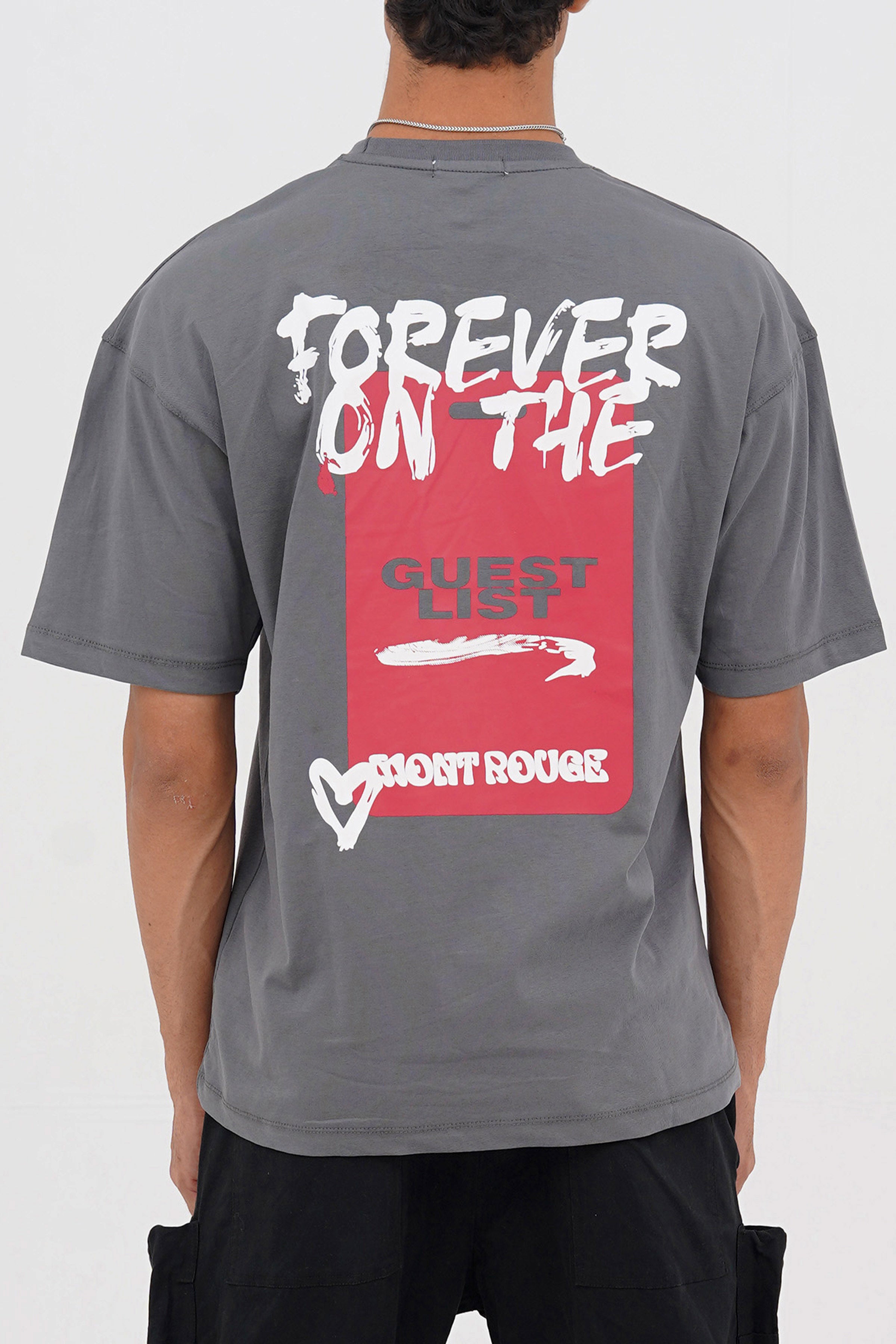Unisex Grey Cotton Oversized T-Shirt - CrossFitters