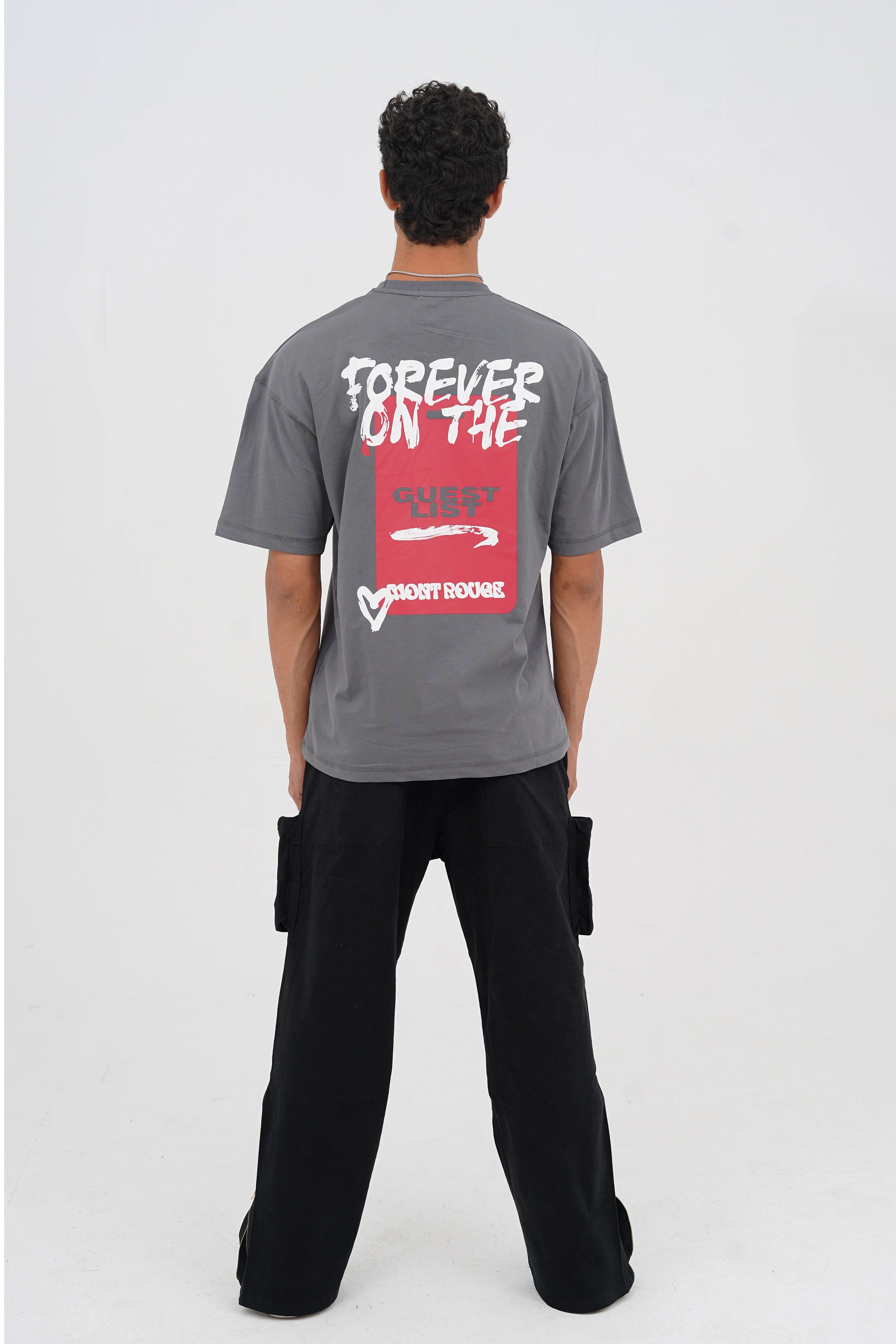 Unisex Grey Cotton Oversized T-Shirt - CrossFitters