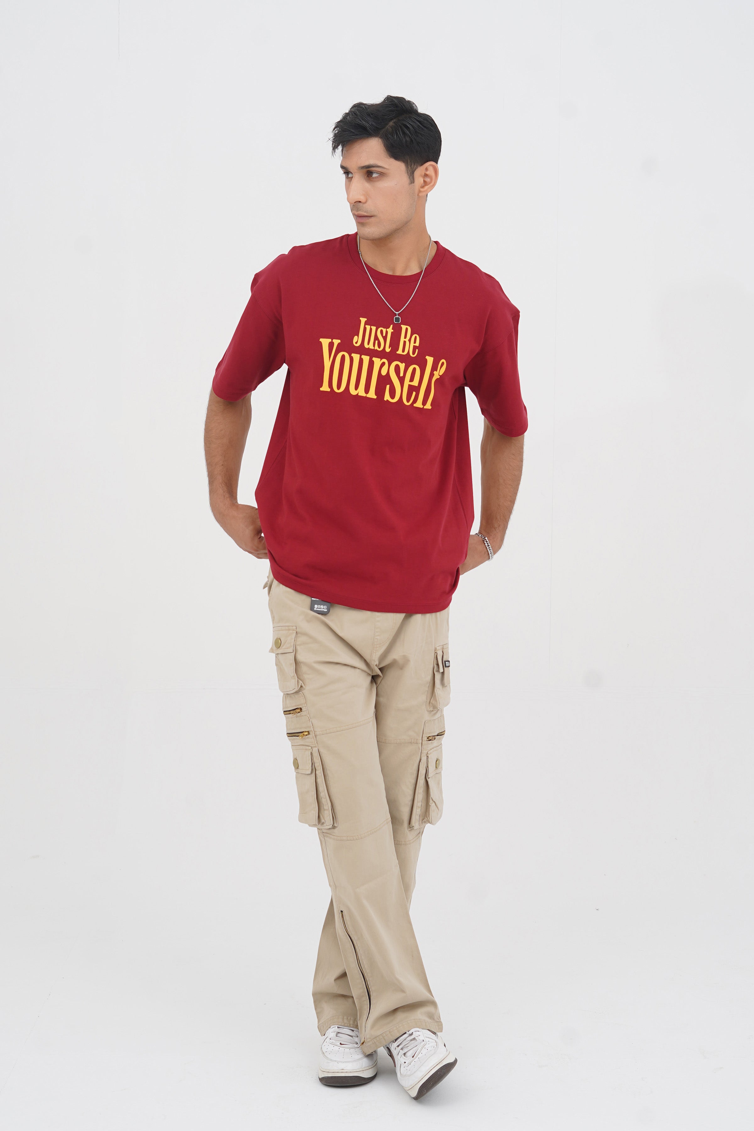 Unisex Red Cotton Oversized T-Shirt - CrossFitters