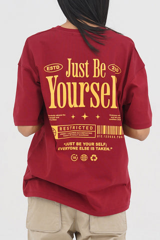 Unisex Red Cotton Oversized T-Shirt - CrossFitters