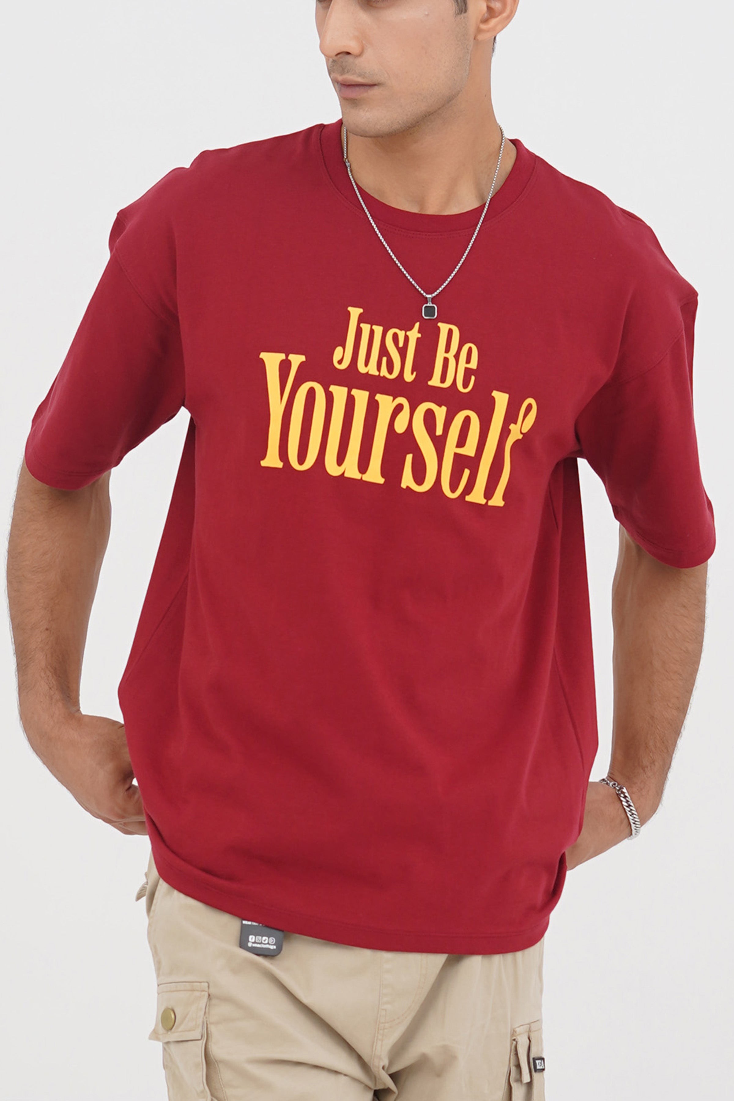 Unisex Red Cotton Oversized T-Shirt - CrossFitters