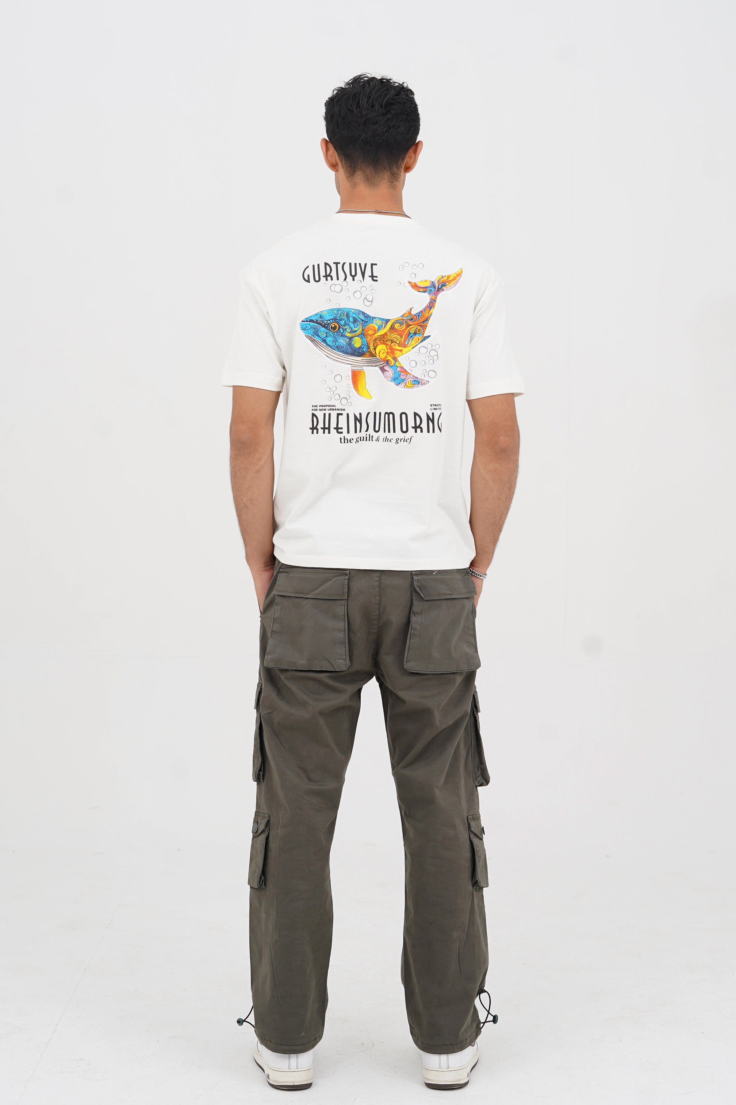 Unisex White Cotton Oversized T-Shirt - CrossFitters